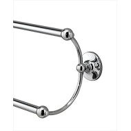 Cavendish Asta porta asciugamani doppio L55,5xH17xD14,2 con finitura Cromo DEVON&DEVON - 1