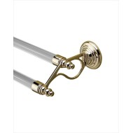 Chelsea Towel Rail Double L55,2xH7,3xD14,1 with Finish Light Gold DEVON&DEVON - 1