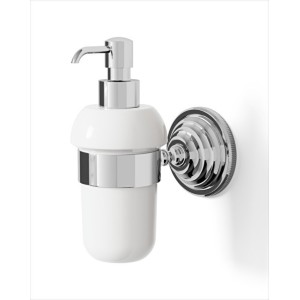 Diamond Dispencer porta sapone L7,6xH17,2xD14,1 con finitura Nickel Lucido DEVON&DEVON - 1