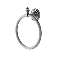 Diamond Towel Ring L21xH25xD8,5 with Finish Polished Nickel DEVON&DEVON - 1