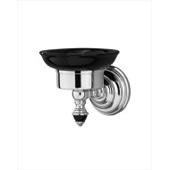 Black Diamond Soap Dish L11,5xH11xD13 with Finish Chrome DEVON&DEVON - 1