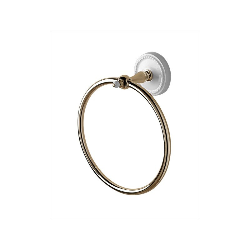 Dorothy Handtuchring L21,5xH24,7xD10 mit Finitur Hellgold DEVON&DEVON - 1