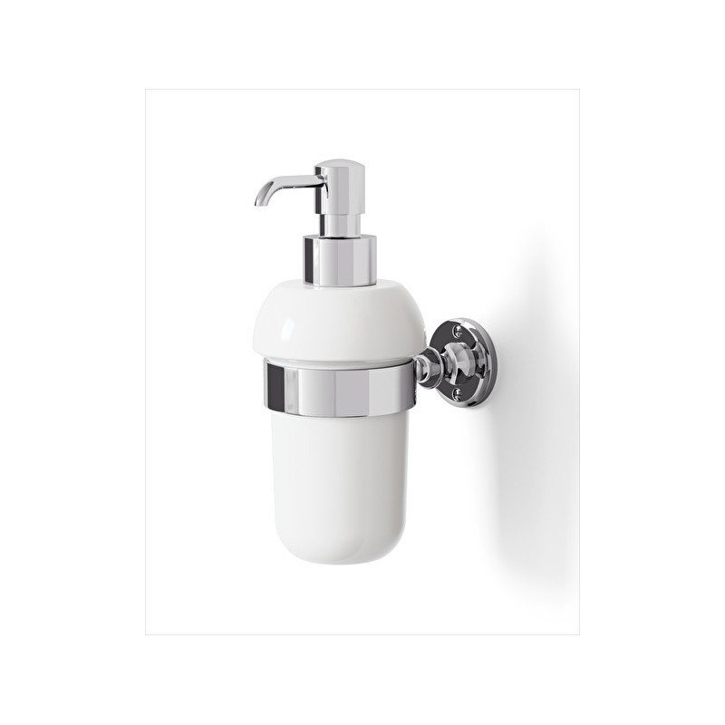 First Class Dispenser porta sapone L7,6xH17,5xD11,8 con finitura Cromo DEVON&DEVON - 1