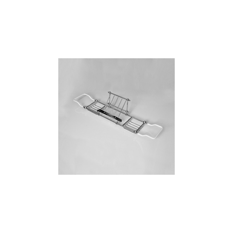 First Class Traversa da vasca con tablet stand L77,5/95xH24,2xD15 con finitura Cromo DEVON&DEVON - 1
