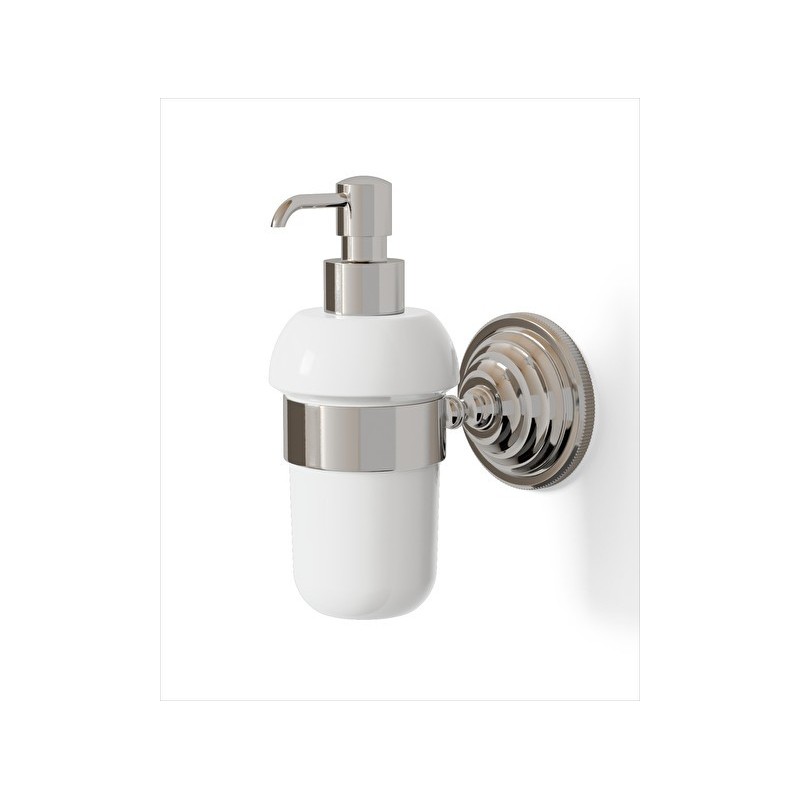 Gemstone Soap dispenser L7,6xH17,2xD14,1 with Polished Nickel finish DEVON&DEVON - 1
