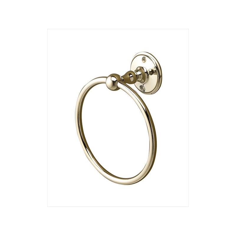 Old Navy Towel ring L16.5xH19xD7.8 with Light Gold finish DEVON&DEVON - 1