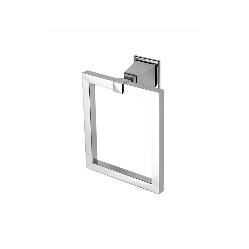 Time Towel ring L16.5xH21xD9.2 with Chrome finish DEVON&DEVON - 1