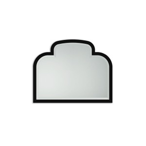 Frame Mirrors Music Mirror L100xH80xD4 glossy lacquered mirror with Deep Black finish DEVON&DEVON - 1