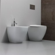 BIDET TRASLATO FOREVER 55  A TERRA Filo Muro 55x50x h41 cm   Disegno Ceramica