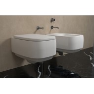 FLAG WC  WALL-HUNG GOCLEAN WHITE  COMPLETE WITH FIXINGS - Ceramica Flaminia 