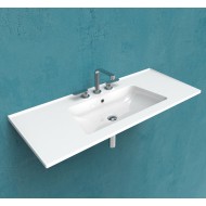 BLOOM CONSOLLE 120 SUSPENDU BLANC   - Ceramica Flaminia 