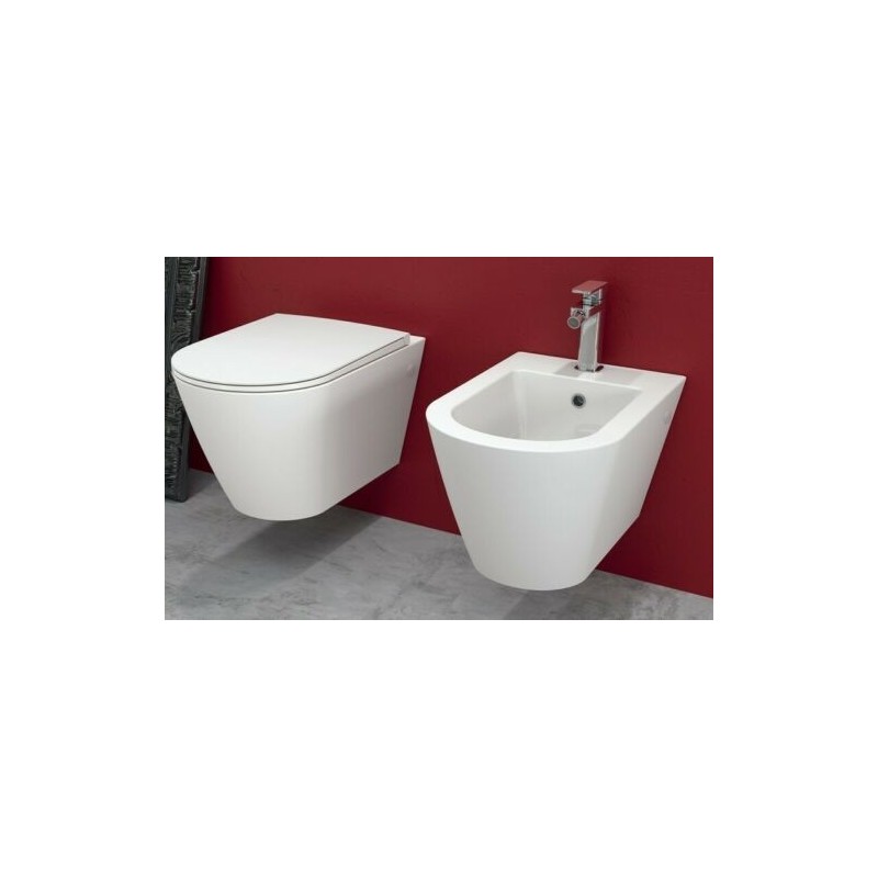 Wall Hung Pot RESORT RIMLESS 52x36x32cm PROTEK Rak Ceramics