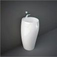 Lavabo Autoportante 50cm monoforo CLOUD  Bianco  Rak Ceramics