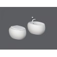 Wall-hung bidet single hole hidden fixings included CLOUD  Rak Ceramics