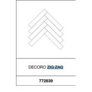 MATCH UP 48x24 DECORO  ZIG ZAG_10MM ON DEMAND  - Cerim 772839 FLORIM CONTEMPORARY DESIGN - 1