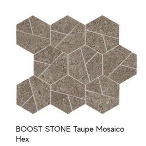 BOOST STONE Taupe Mosaique Hex 25,28,5    - Atlas Concorde A7CX CERAMICHE ATLAS CONCORDE - 1