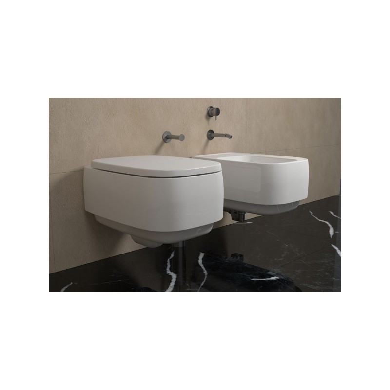 FLAG BIDET SOSPESO BIANCO COMPLETO DI FISSAGGI  - Ceramica Flaminia 
