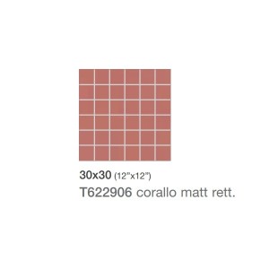 I COLORI+ CORALLO MOSAICO   30X30 - Saime Ceramiche  T622906 SAIME CERAMICHE - 1
