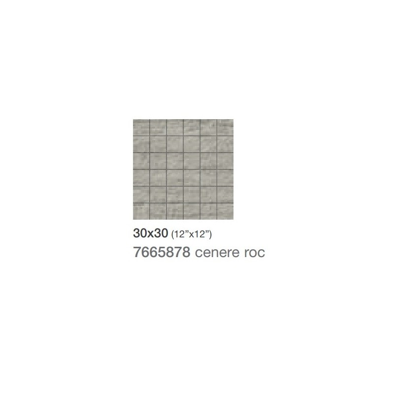 KALEIDO CENERE ROC MOSAIQUE 30X30 - Saime Ceramiche  7665878 SAIME CERAMICHE - 1