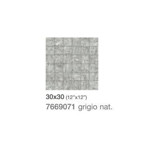 LUSERNA GRIGIO NAT MOSAICO 30X30 - Saime Ceramiche  7669071 SAIME CERAMICHE - 1