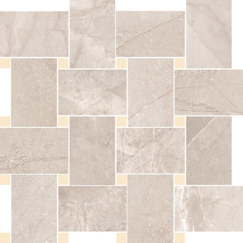 Pulpis Contrasti Tortora Nat. avec Tozz.Oro Mosaique 30x30 - Cerdomus 73731 CERDOMUS - 1