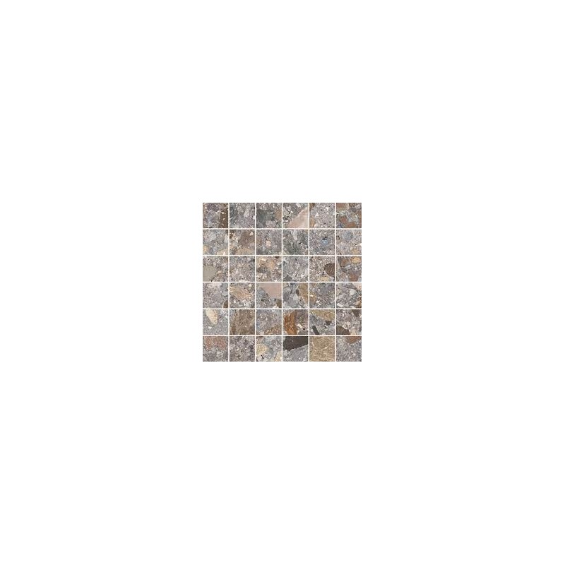 NORR RR 09 NAT MOSAICO 36T 30X30 GRIGIO SCURO MULTICOLOR - Mirage  BAM7 MIRAGE - 1