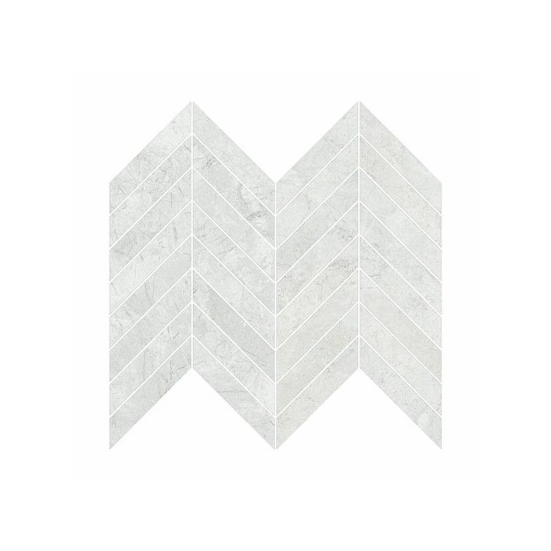RIVER WHITE Mosaik CHEVRON Glaenzend Rektifiziert 26x32,5 - REFIN  OH15 REFIN - 1