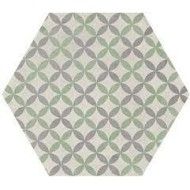 TERRA.ART ASTRO SABBIA/MENTA ESAGONA  25x21,6 -Marca Corona  I418 CERAMICHE MARCA CORONA  - 1