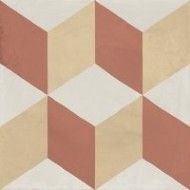 TERRA.ART CUBO TRAMONTO/CREMA 20x20 -Marca Corona  I399 CERAMICHE MARCA CORONA  - 1