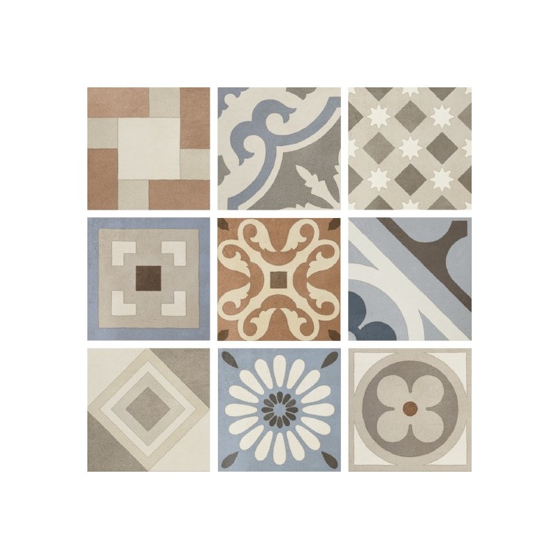 CEMENTINE RETRÒ_DECO 20X20 REKTIFIZIERT FIORANESE CERAMICHE - 1