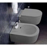 BIDET WALL-HUNG MINI LINK CENERE- Ceramica Flaminia 