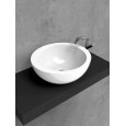 WASCHBECKEN  FONTE TONDA 52  AUFSATZ WEISS  - Ceramica Flaminia 