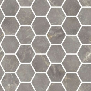 MARMOREA GRIGIO IMPERIALE MOSAICO ESAGONI LR Fioranese MM3MS3L FIORANESE CERAMICHE - 1