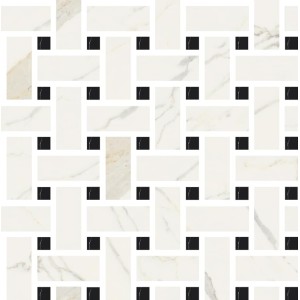 MARMOREA BIANCO CALACATTA MOSAICO INTRECCIO Fioranese MM2MS4L FIORANESE CERAMICHE - 1