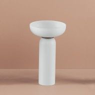 ARTCERAM JOLIE COUNTERTOP / COLUMN WHITE WASHBASIN