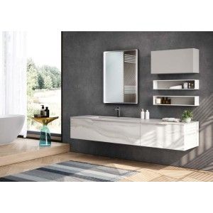 Eclipse Badezimmerschrank H200xB211,4xP50 cm Zusammensetzung ECL 04 - Hafro - Geromin