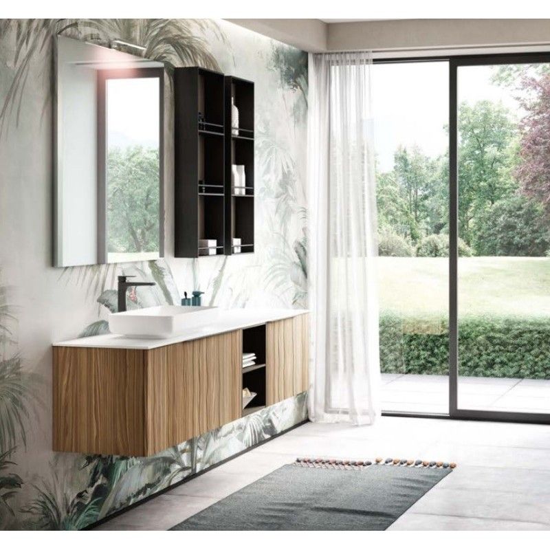 Elite Bathroom cabinet H200xL210,6xP50 cm Composition ELI 01 - Hafro - Geromin