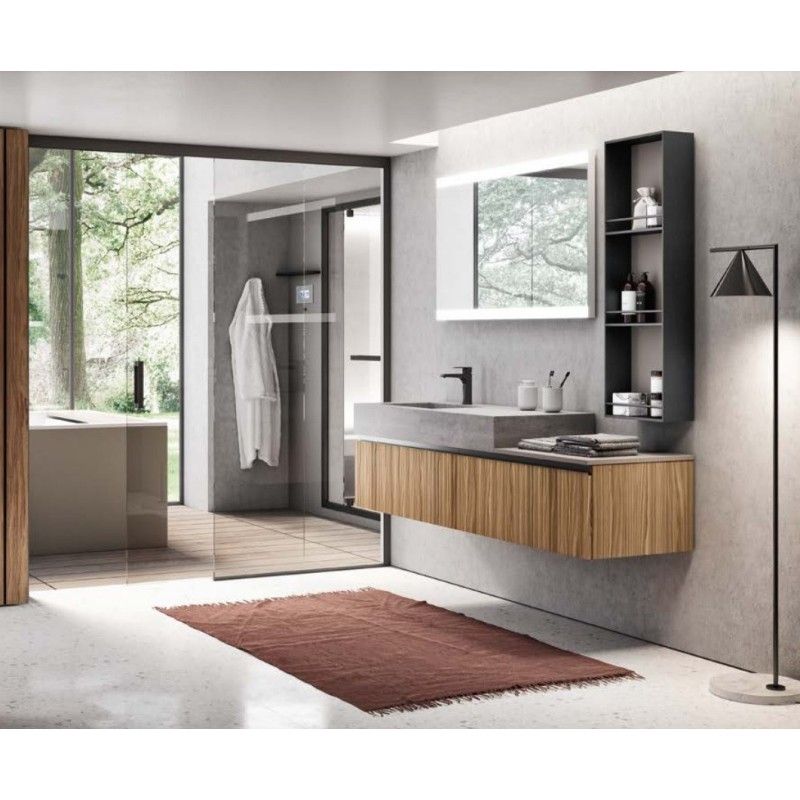 Elite Bathroom cabinet H200xL180,6xP50 cm Composition ELI 08 - Hafro - Geromin