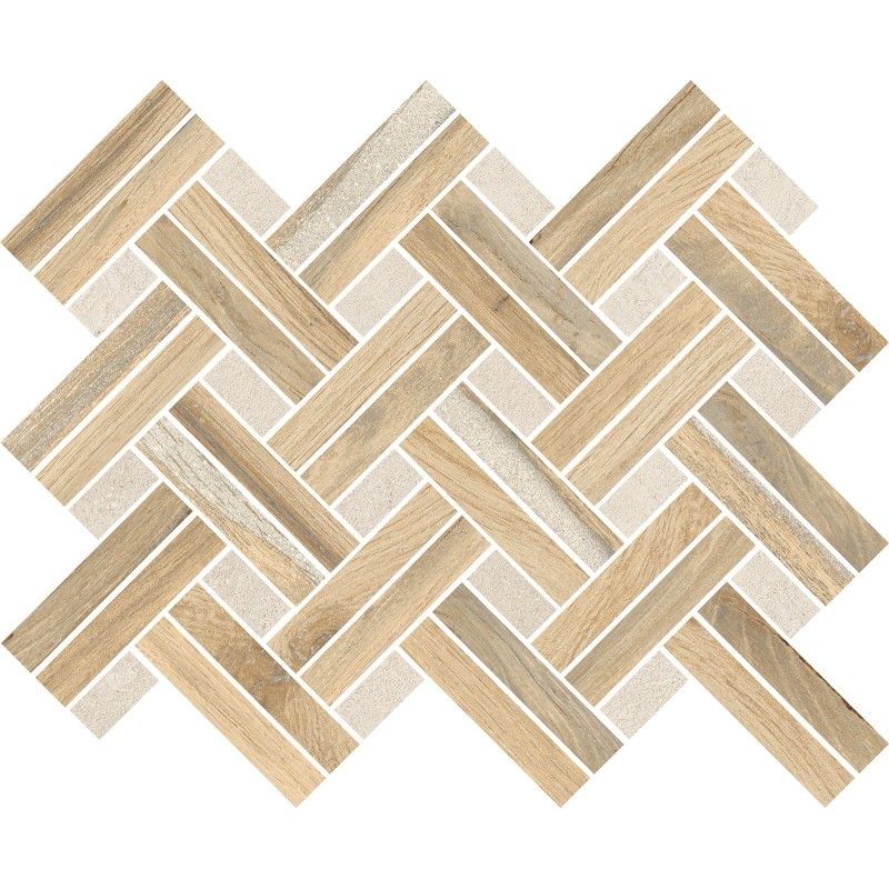 INFUSION BIRCH MOSAICO BRAID  25,5x33,5 -  J90584 Ceramiche Rondine CERAMICA RONDINE - 1