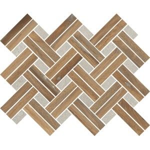INFUSION OAK MOSAIC BRAID  25,5x33,5 -  J90586 Ceramiche Rondine CERAMICA RONDINE - 1