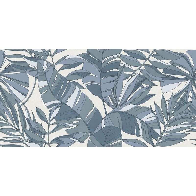 LUDO BLU DECORATION TROPICALE AJUSTEE  60x120 -  J91060 Ceramiche Rondine CERAMICA RONDINE - 1