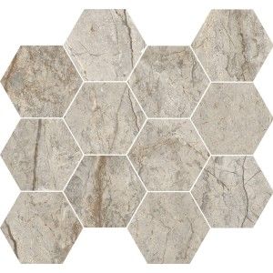 CANOVA OXFORD GREY MOSAIC ESAGONA  35x30,3 -  J88877 Ceramiche Rondine CERAMICA RONDINE - 1