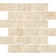 TERRE D'OTRANTO CREAM MOSAICO MATTONCINO  30x30 -  J89150 Ceramiche Rondine CERAMICA RONDINE - 1
