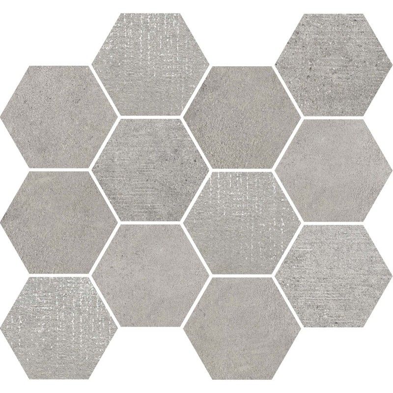 LOFT LIGHT GREY MOSAIK ESAGONA  35x30,3 -  J89342 Ceramiche Rondine CERAMICA RONDINE - 1