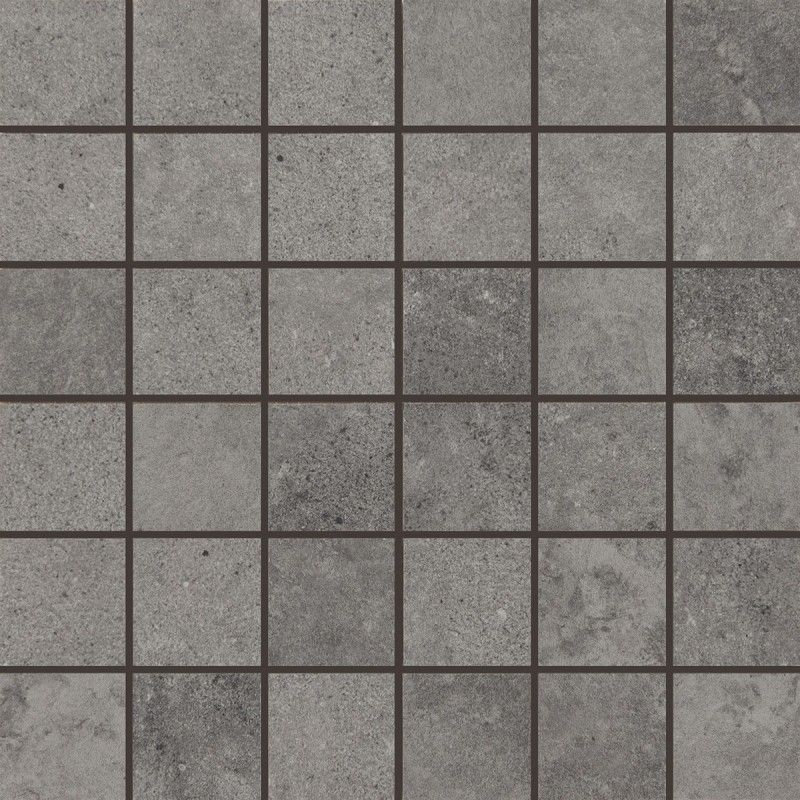 PIETRE DI FIUME ANTRACITE MOSAICO  30x30 -  J86874 Ceramiche Rondine CERAMICA RONDINE - 1