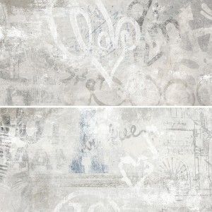 VOLCANO GRAFFITI MIX WHITE RECTIFIED  30x60 -  J86796 Ceramiche Rondine CERAMICA RONDINE - 1