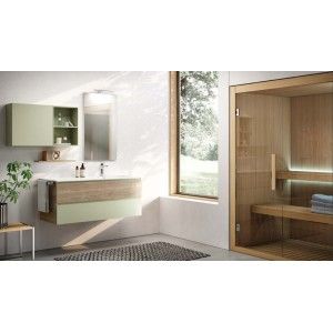 Change Mobile Bagno H200xL155,3xP50,5 cm Composizione CHA 01 - Hafro - Geromin HAFRO-GEROMIN - 2