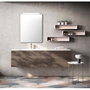 Change Mobile Bagno H200xL250,6xP50,5 cm Composizione CHA 02 - Hafro - Geromin HAFRO-GEROMIN - 2