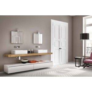 Change Bathroom cabinet H200xL213,2xP50,5 cm Composition CHA 08 - Hafro - Geromin