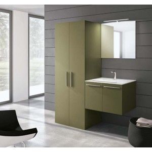 Armoire à linge - Store - H200xL140,3xP65 cm Composition STO 13 - Hafro - Geromin